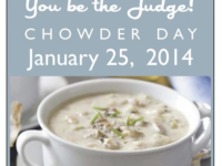 Chowder Day 2014 Is Just Around The Corner – Jan 25th